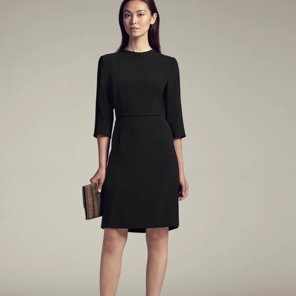 M.M. LaFLeur NWT The Lena Dress in Black Size 0/XS - Picture 1 of 13